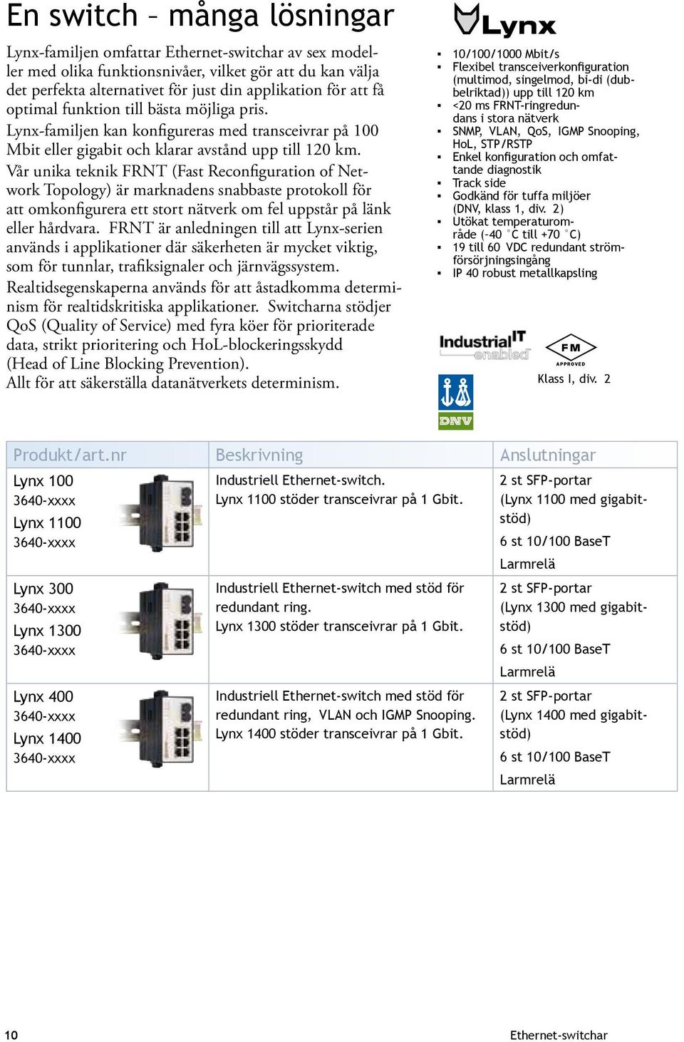 Vår unika teknik FRNT (Fast Reconfiguration of Network Topology) är marknadens snabbaste protokoll för att omkonfigurera ett stort nätverk om fel uppstår på länk eller hårdvara.