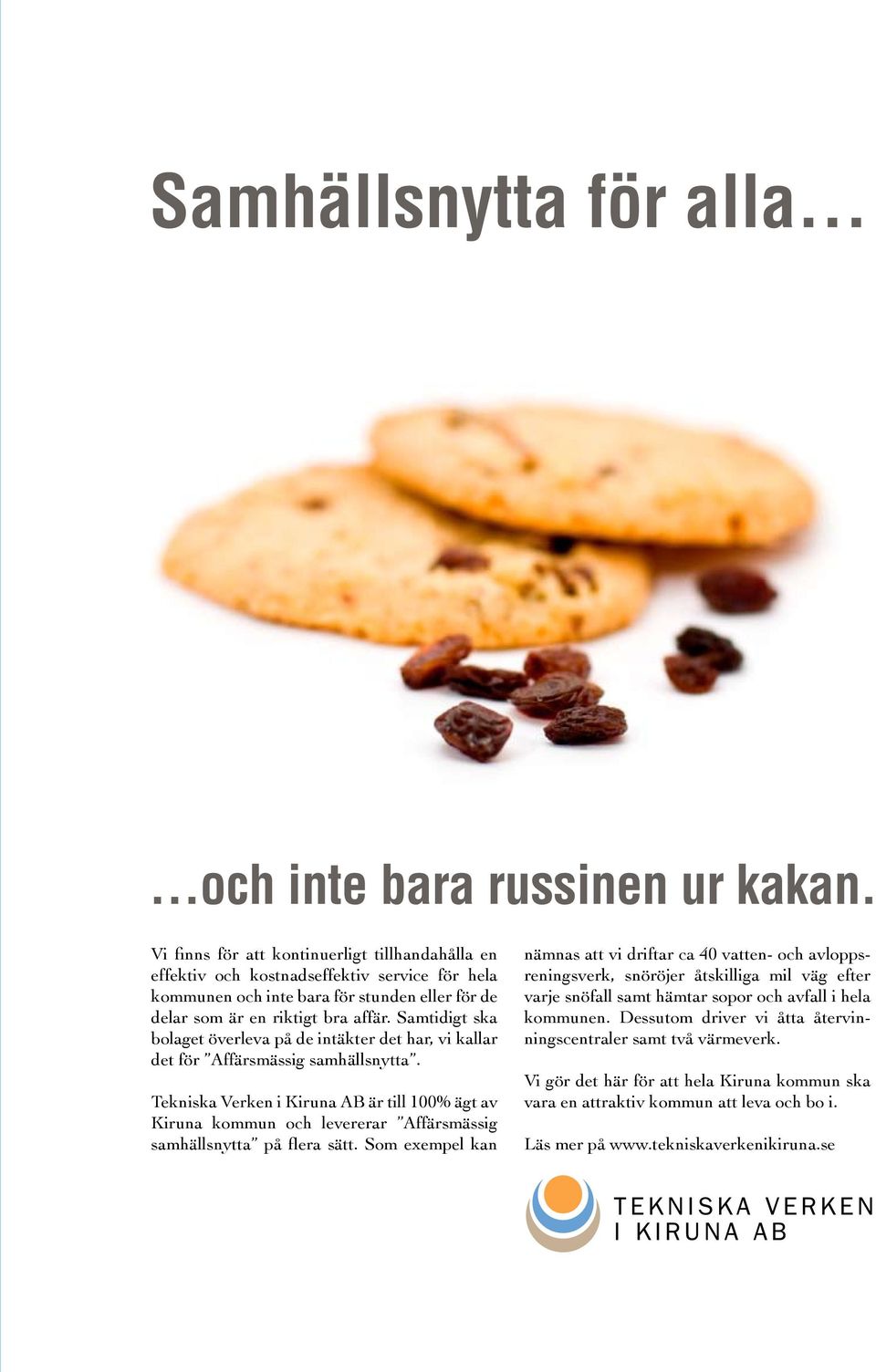 Samtidigt ska bolaget överleva på de intäkter det har, vi kallar det för Affärsmässig samhällsnytta.