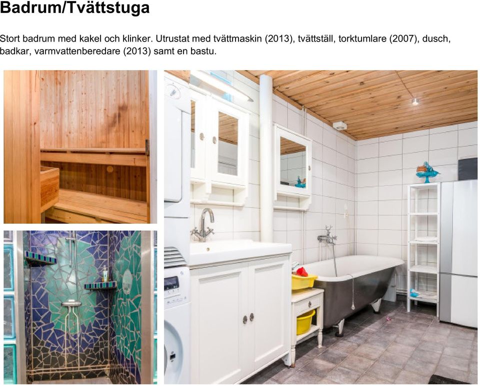 Utrustat med tvättmaskin (2013),