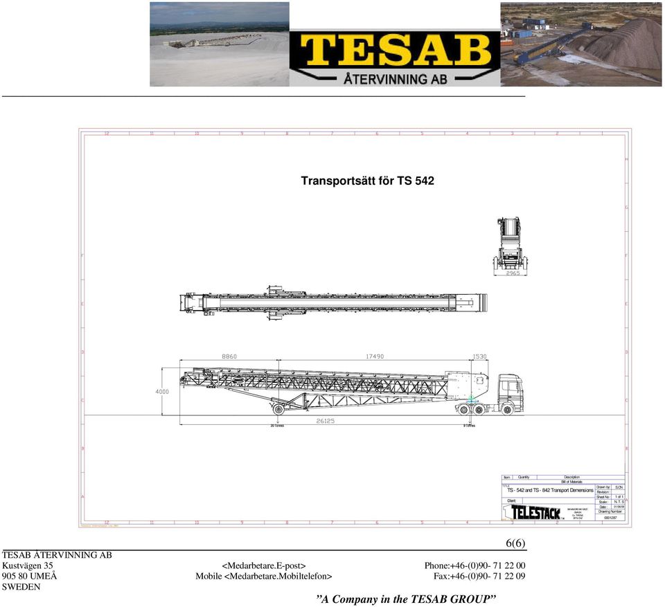 TYRONE. BT79 ONZ 0001287 6(6) Kustvägen 35 <Medarbetare.