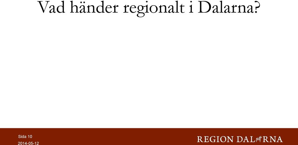 regionalt