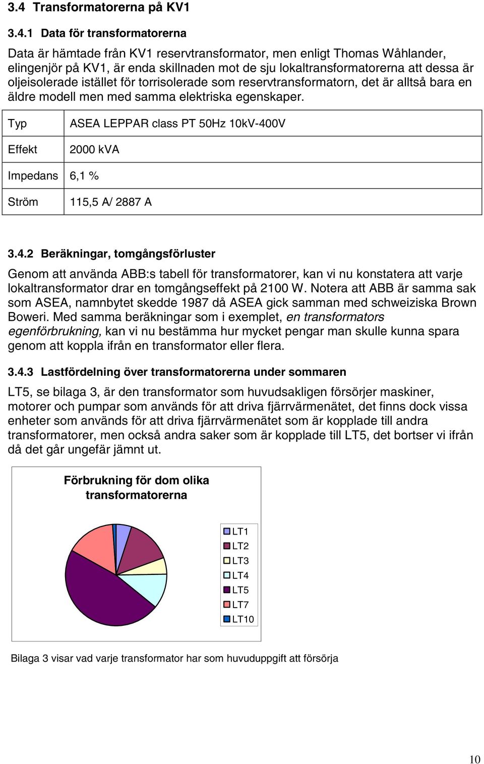 Typ Effekt ASEA LEPPAR class PT 50Hz 10kV-40