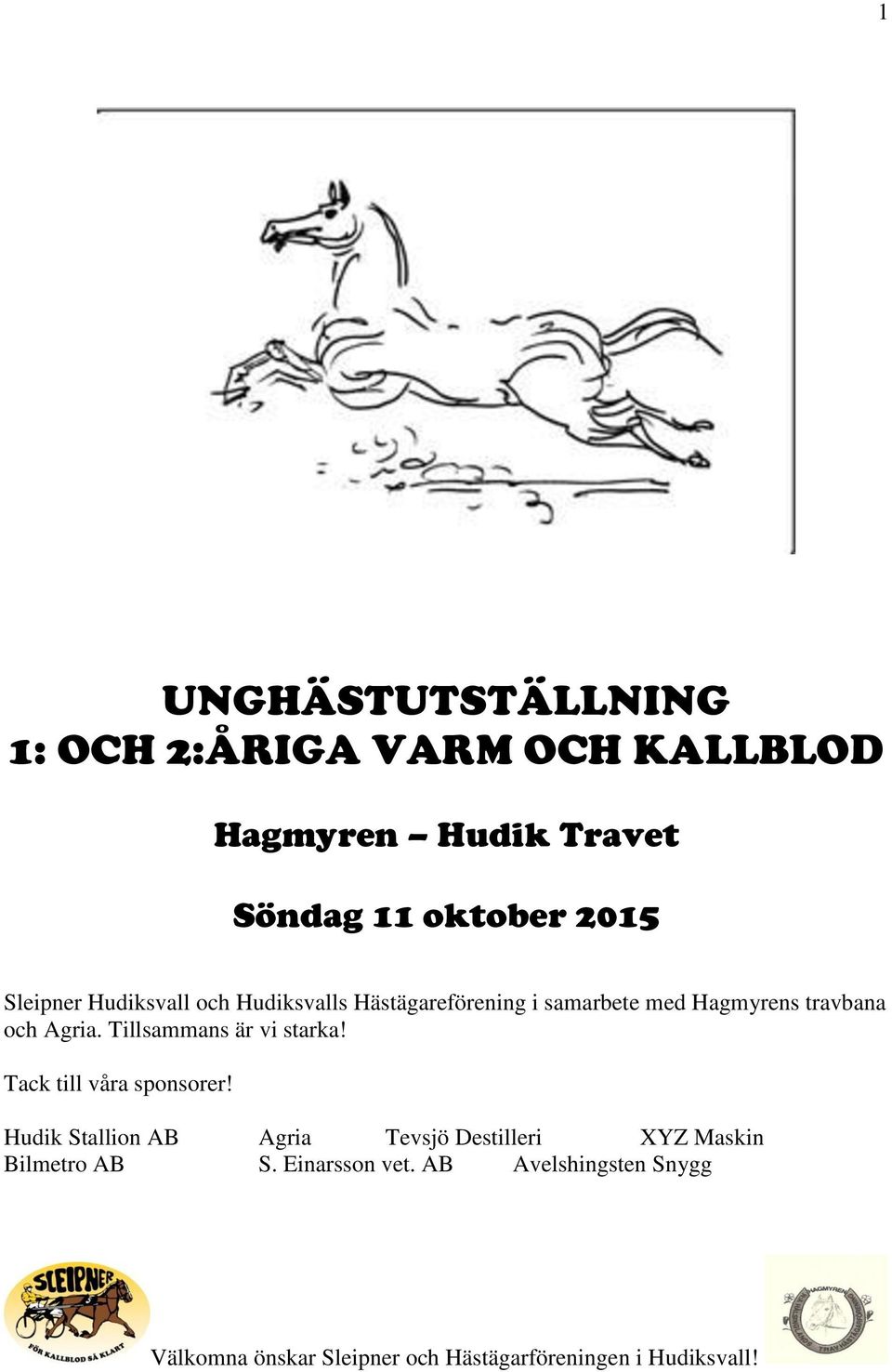 Tillsammans är vi starka! Tack till våra sponsorer!
