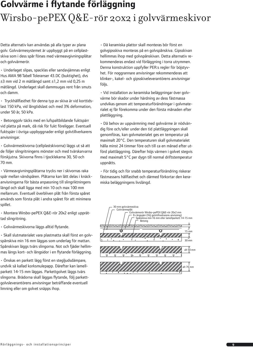 UPONOR VVS GOLVVÄRME RÖRLÄGGNING OCH INSTALLATION. Rörläggnings- och  installationsprinciper - PDF Free Download