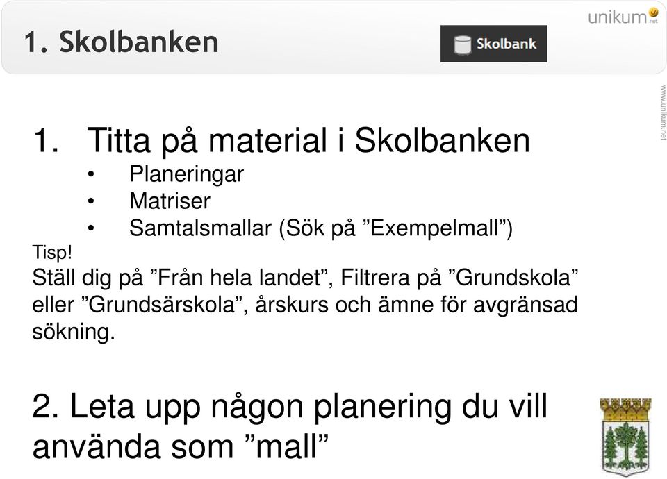 (Sök på Exempelmall ) Tisp!