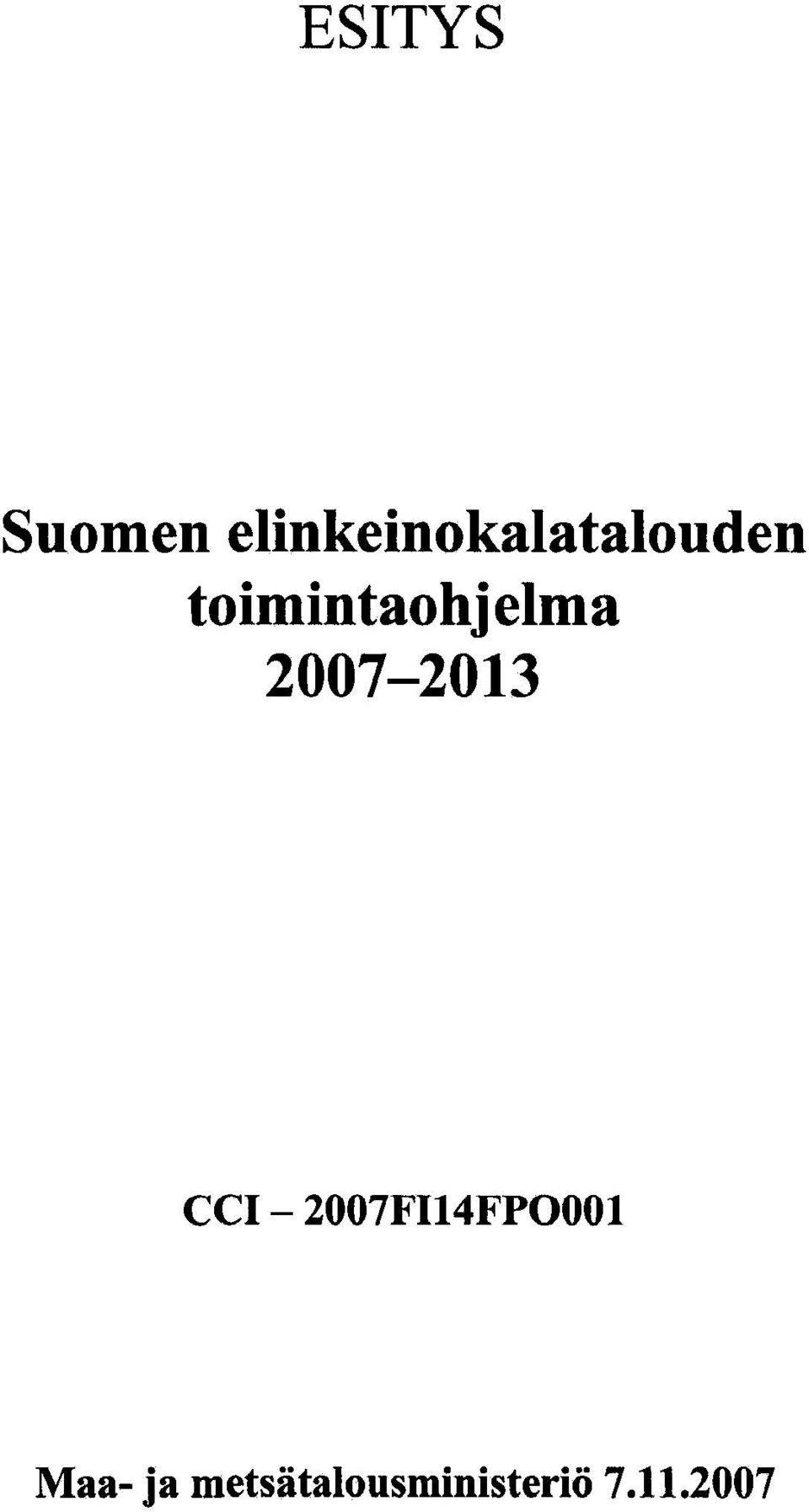 taohj elma 2007-2013