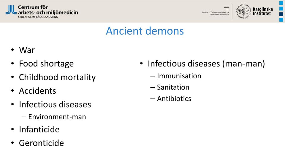 Environment-man Infanticide Geronticide