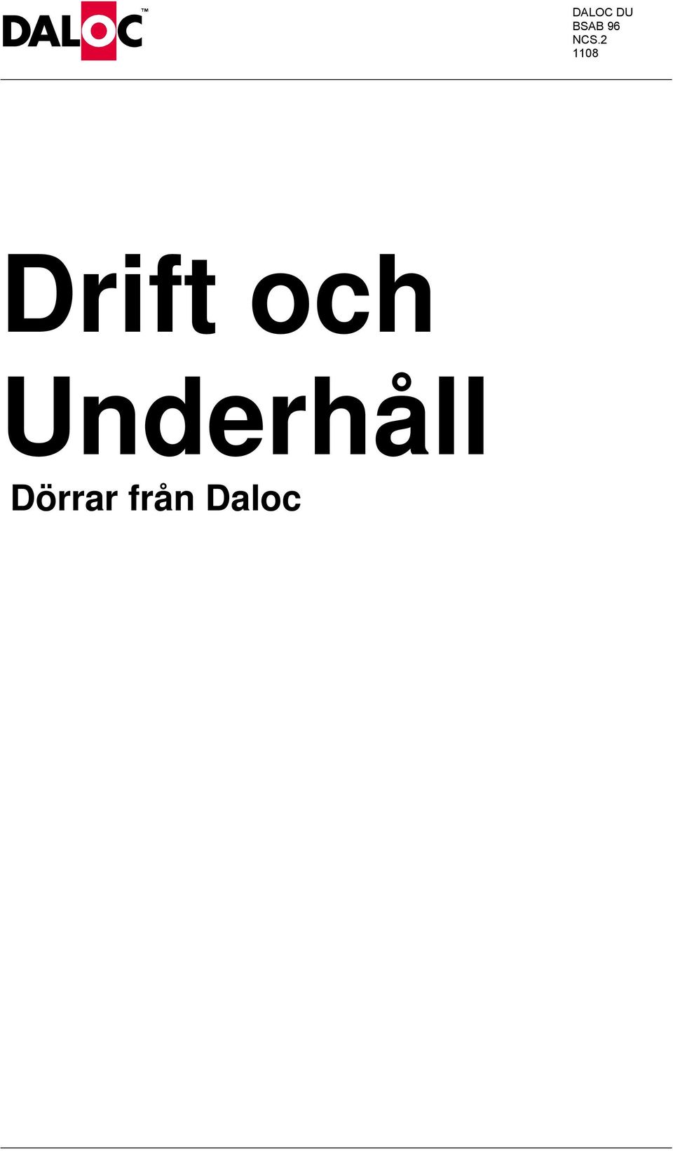 och Underhåll