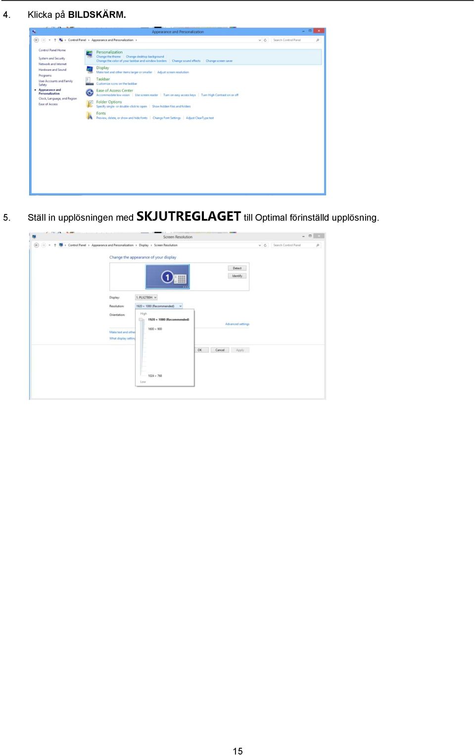 SKJUTREGLAGET till Optimal