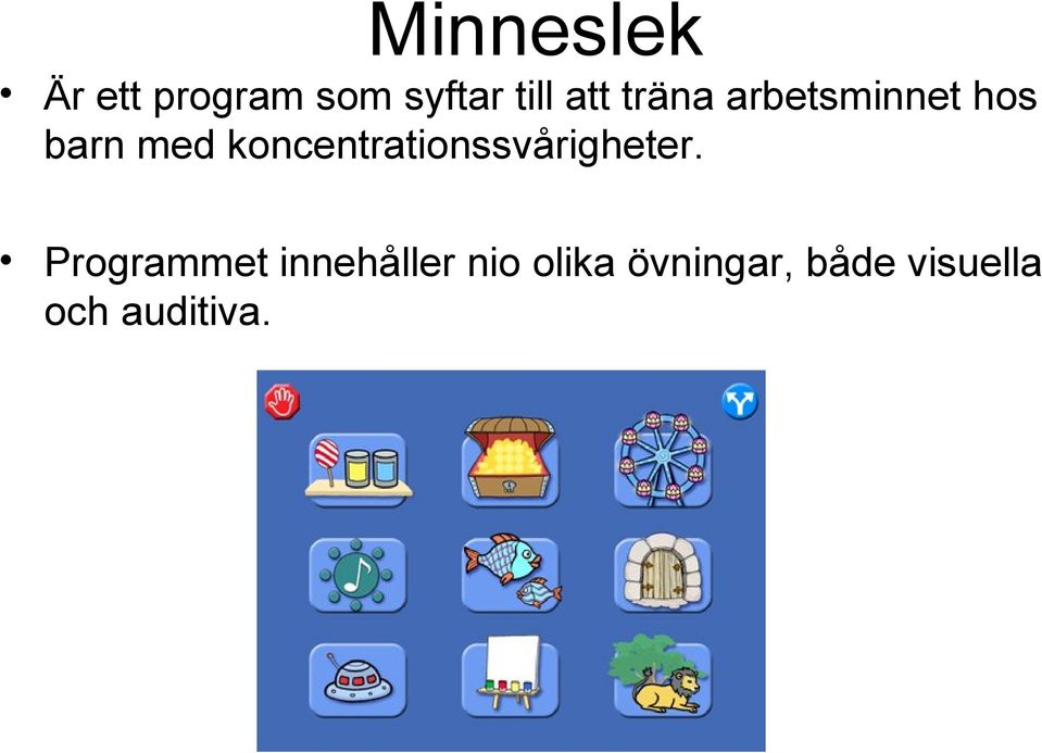 koncentrationssvårigheter.