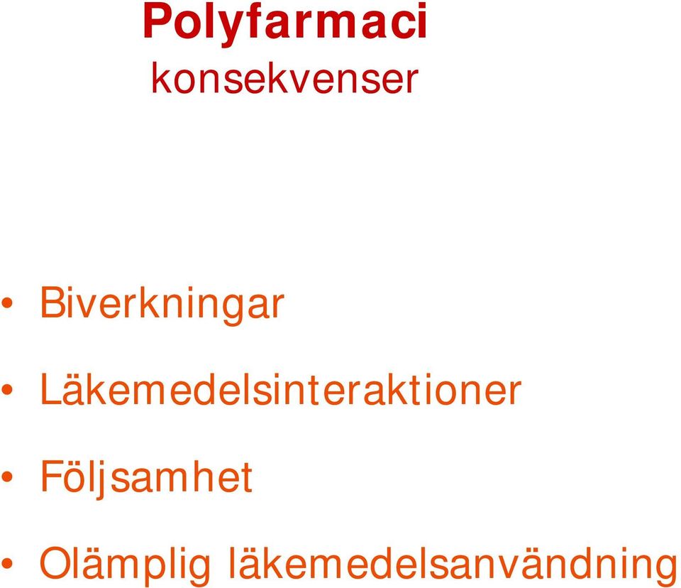 Läkemedelsinteraktioner