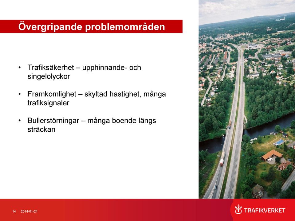 skyltad hastighet, många trafiksignaler