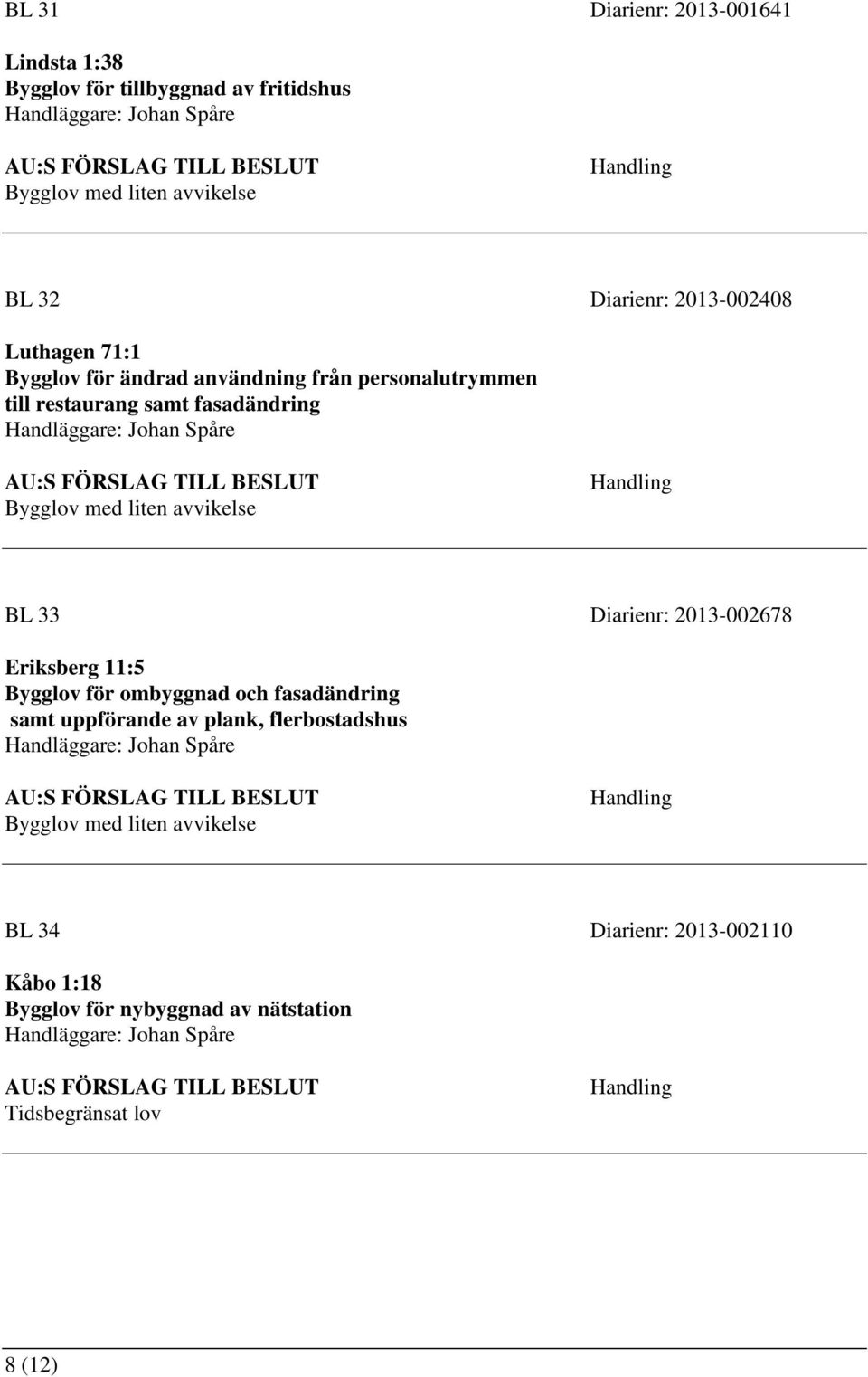 avvikelse BL 33 Diarienr: 2013-002678 Eriksberg 11:5 för ombyggnad och fasadändring samt uppförande av plank, flerbostadshus Handläggare: