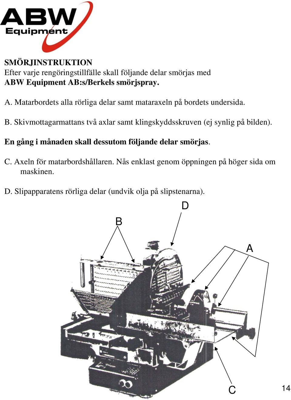 Skivmottagarmattans två axlar samt klingskyddsskruven (ej synlig på bilden).