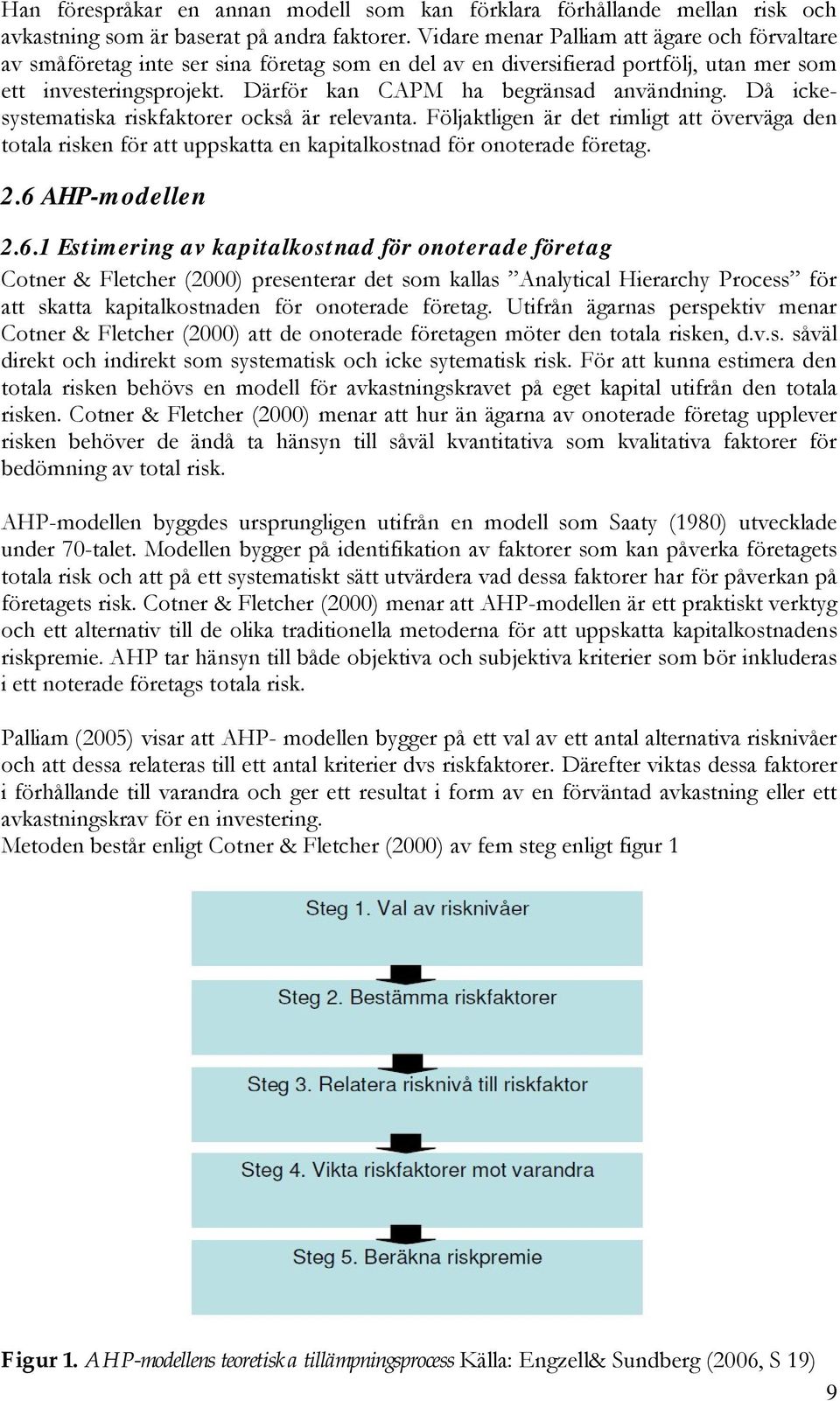 Därför kan CAPM ha begränsad användning. Då ickesystematiska riskfaktorer också är relevanta.