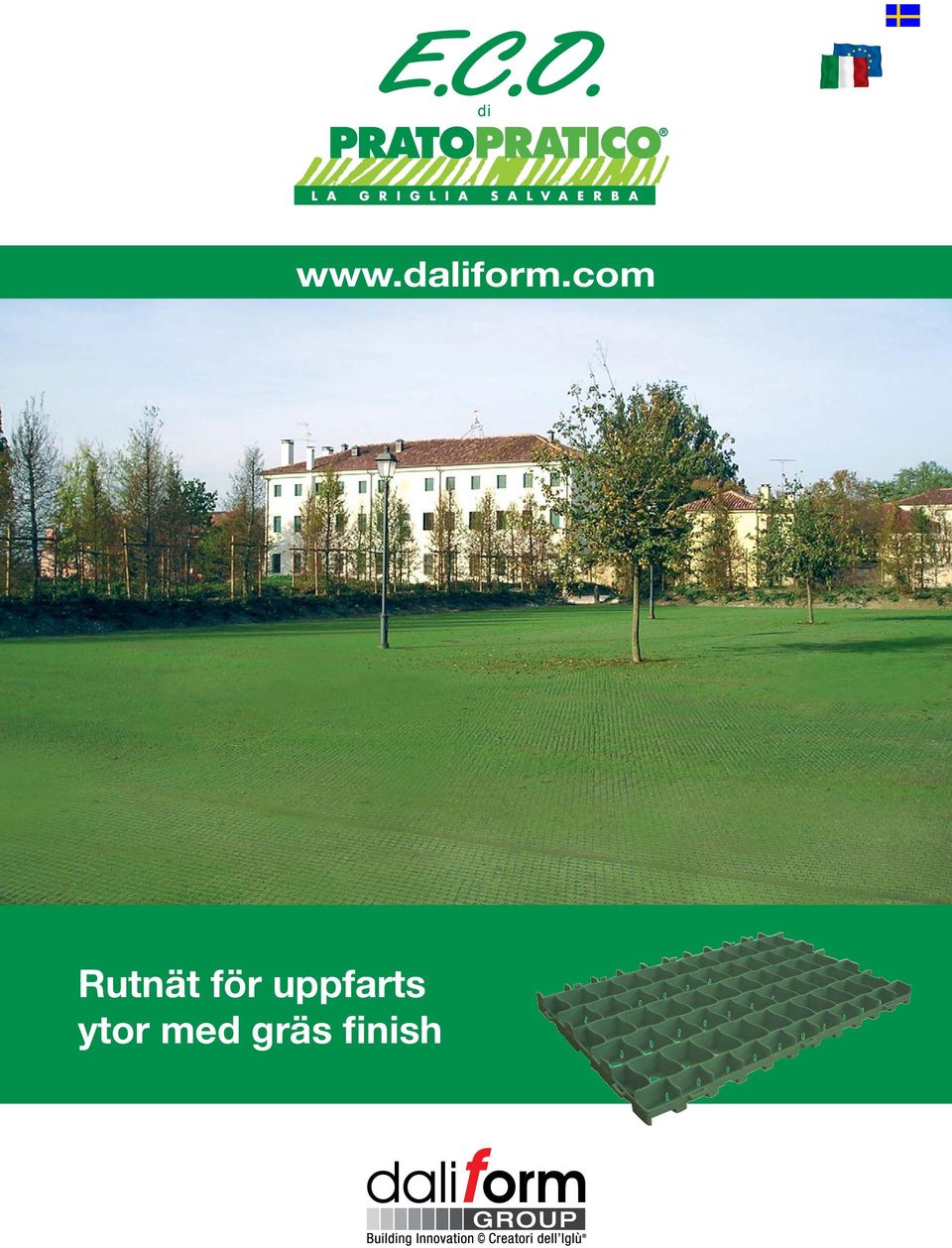 med gräs