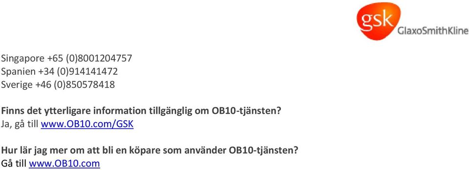 om OB10-tjänsten? Ja, gå till www.ob10.