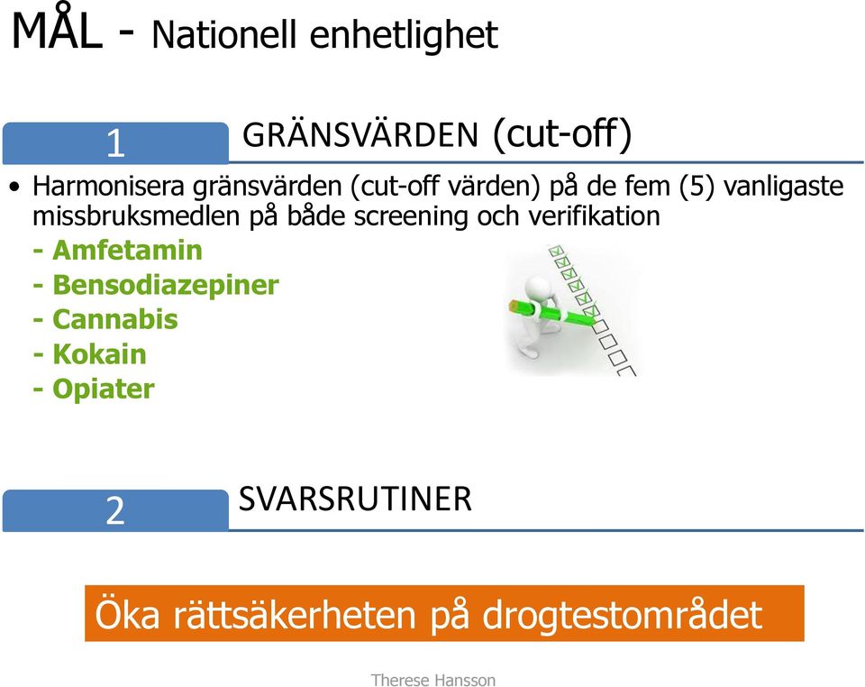 både screening och verifikation - Amfetamin - Bensodiazepiner - Cannabis -