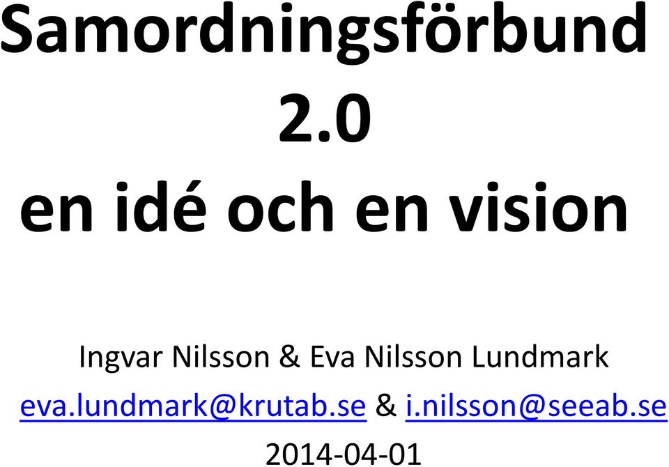 Nilsson & Eva Nilsson Lundmark