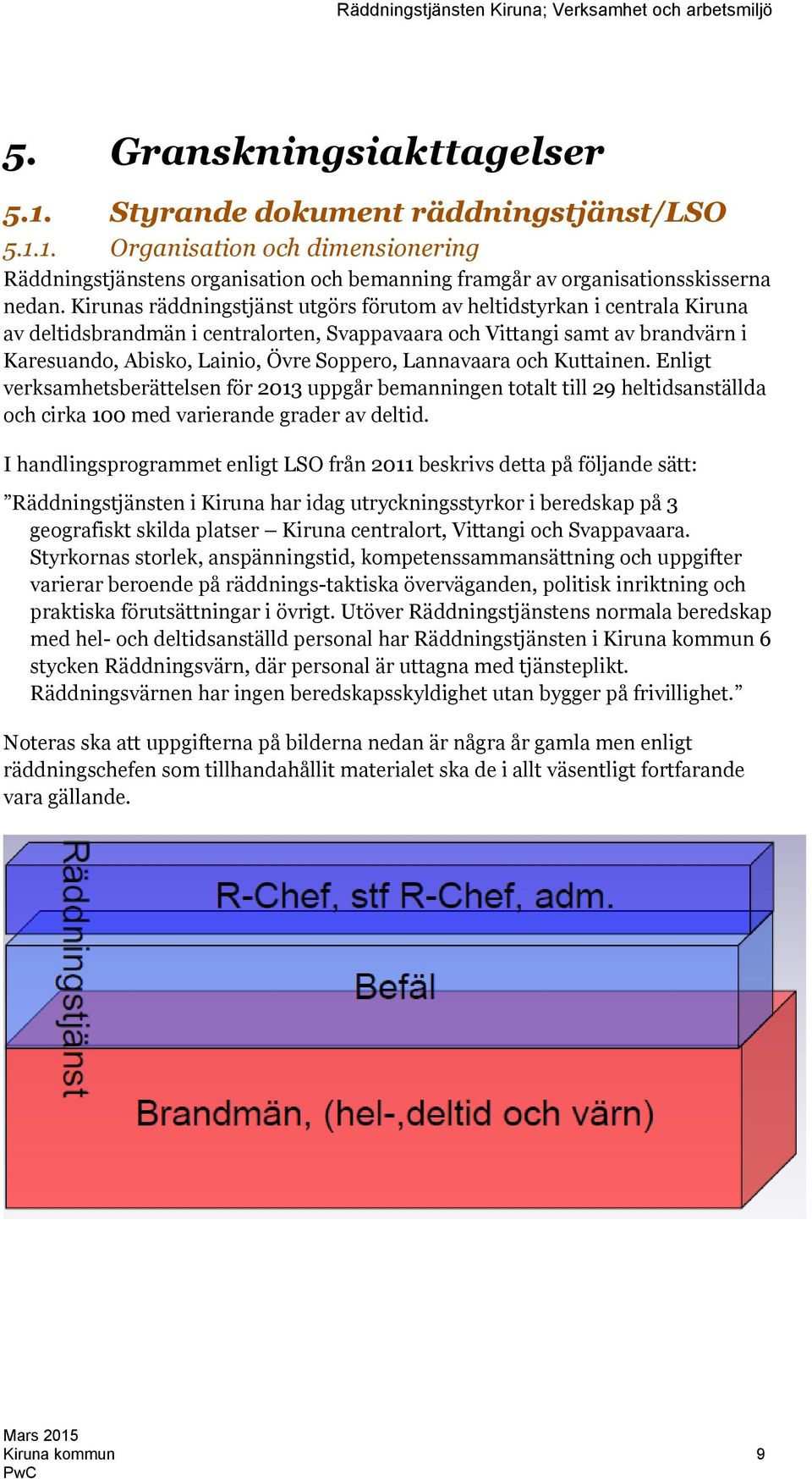 Lannavaara och Kuttainen. Enligt verksamhetsberättelsen för 2013 uppgår bemanningen totalt till 29 heltidsanställda och cirka 100 med varierande grader av deltid.