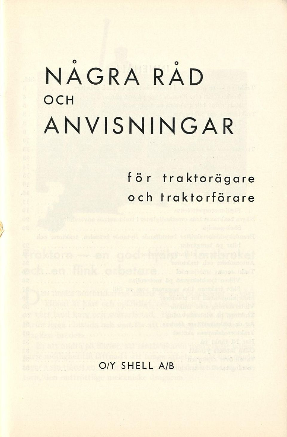 traktorägare och t
