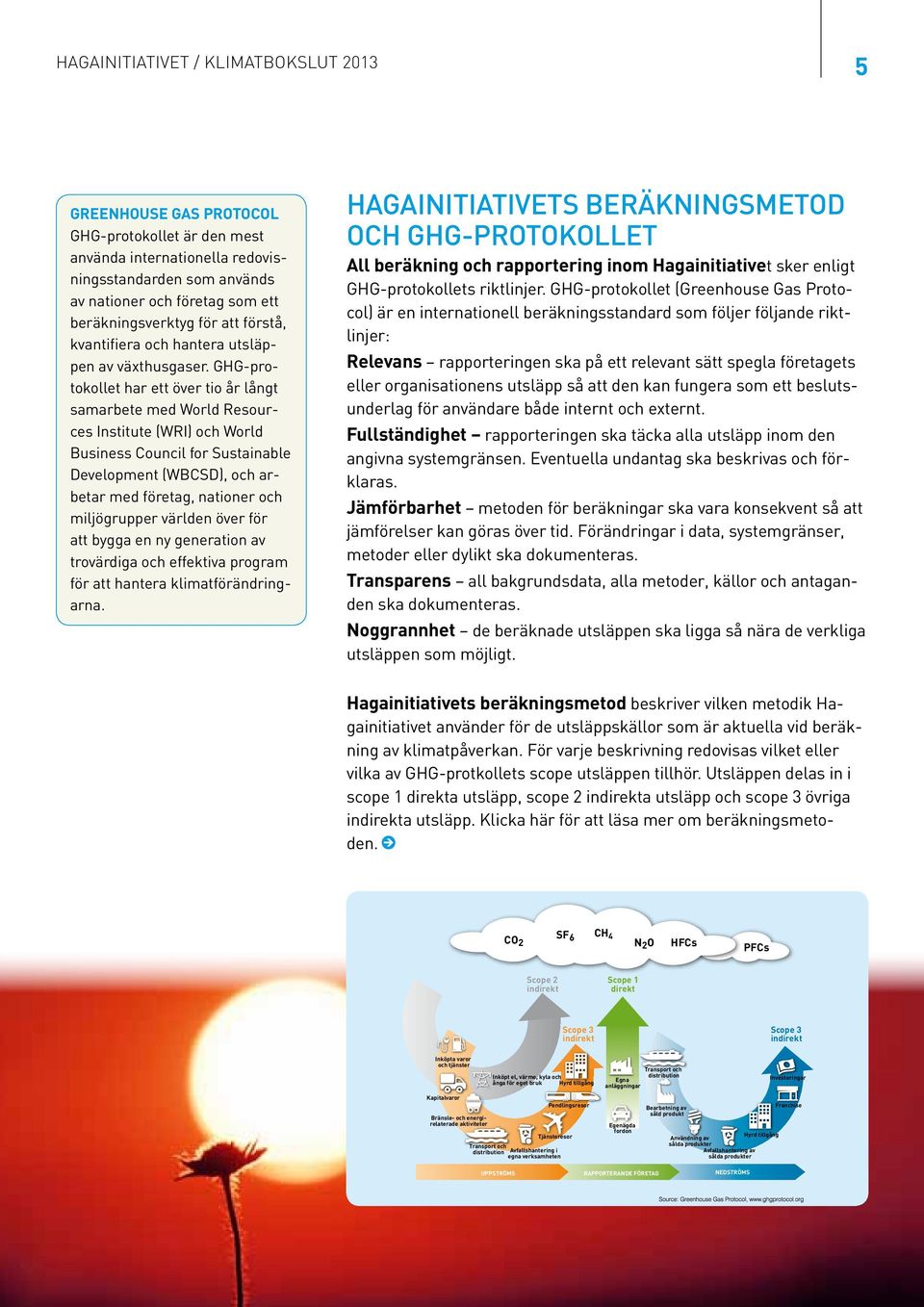 GHG-protokollet har ett över tio år långt samarbete med World Resources Institute (WRI) och World Business Council for Sustainable Development (WBCSD), och arbetar med företag, nationer och