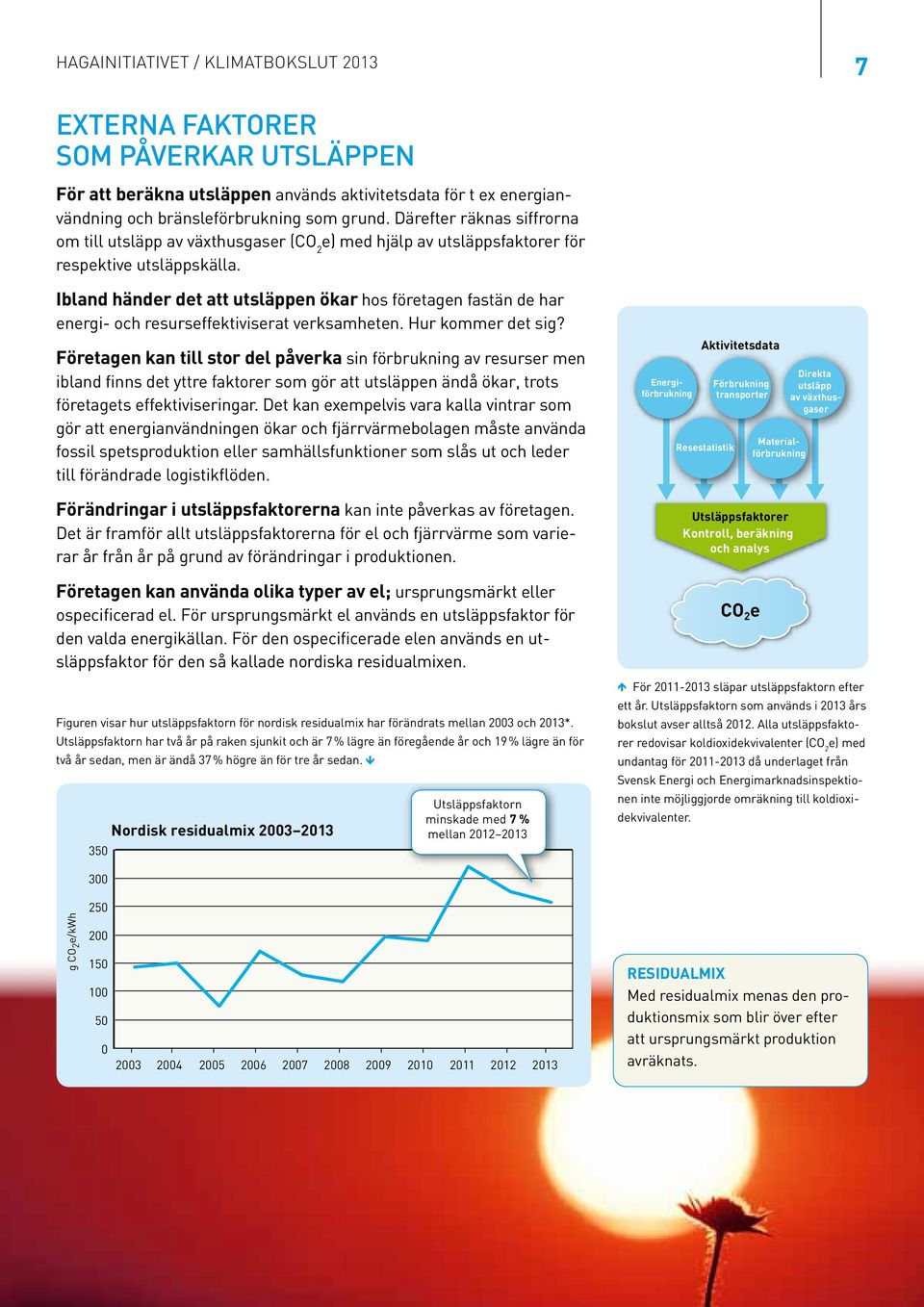 Ibland händer det att utsläppen ökar hos företagen fastän de har energi- och resurseffektiviserat verksamheten. Hur kommer det sig?