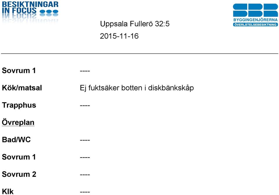 Trapphus ---- Övreplan Bad/WC