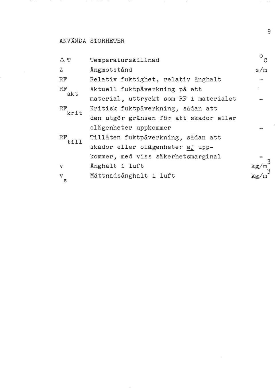 sådan att den utgör gränsen för att skador eller olägenheter uppkommer Tillåten fuktpåverkning.