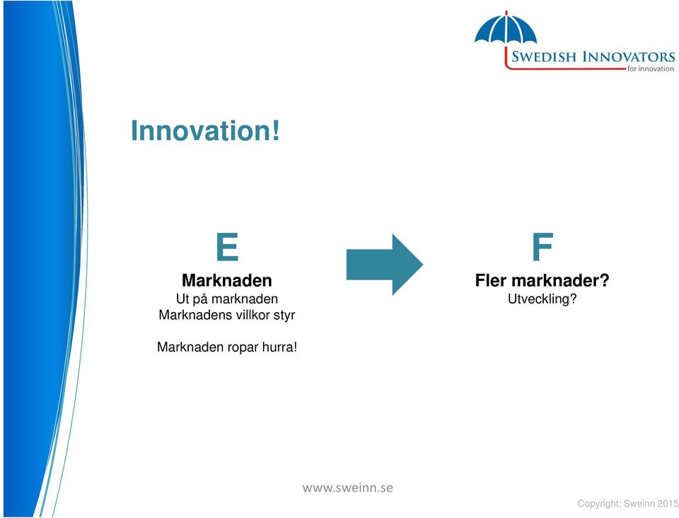Marknadens villkor styr F