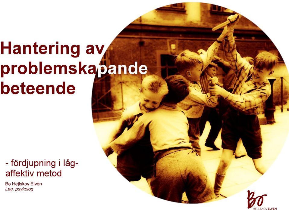 Hantering av problemskapande beteende - PDF Free Download