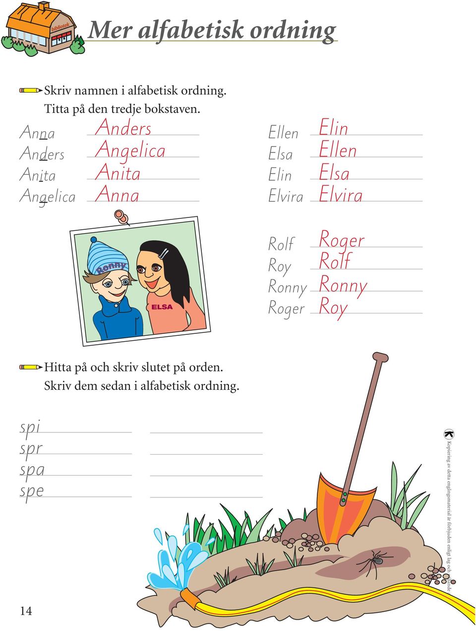 Anna Anders Anita Angelica Anders Angelica Anita Anna Ellen Elsa Elin Elvira