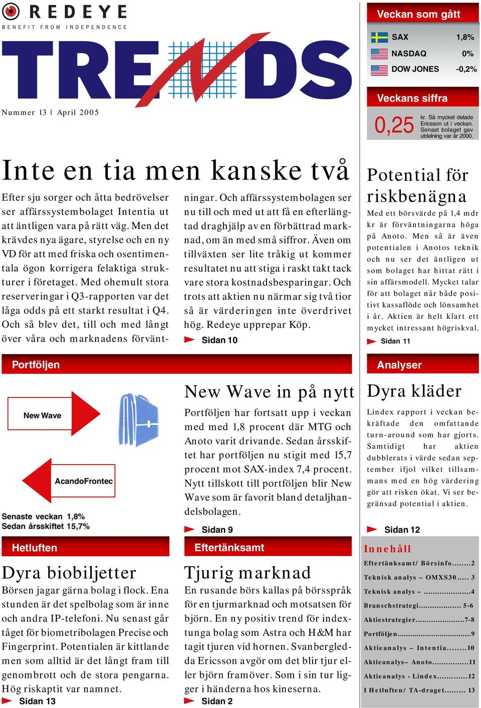 Med ohemult stora reserveringar i Q3-rapporten var det låga odds på ett starkt resultat i Q4. Och så blev det, till och med långt över våra och knadens förvänt- ningar.