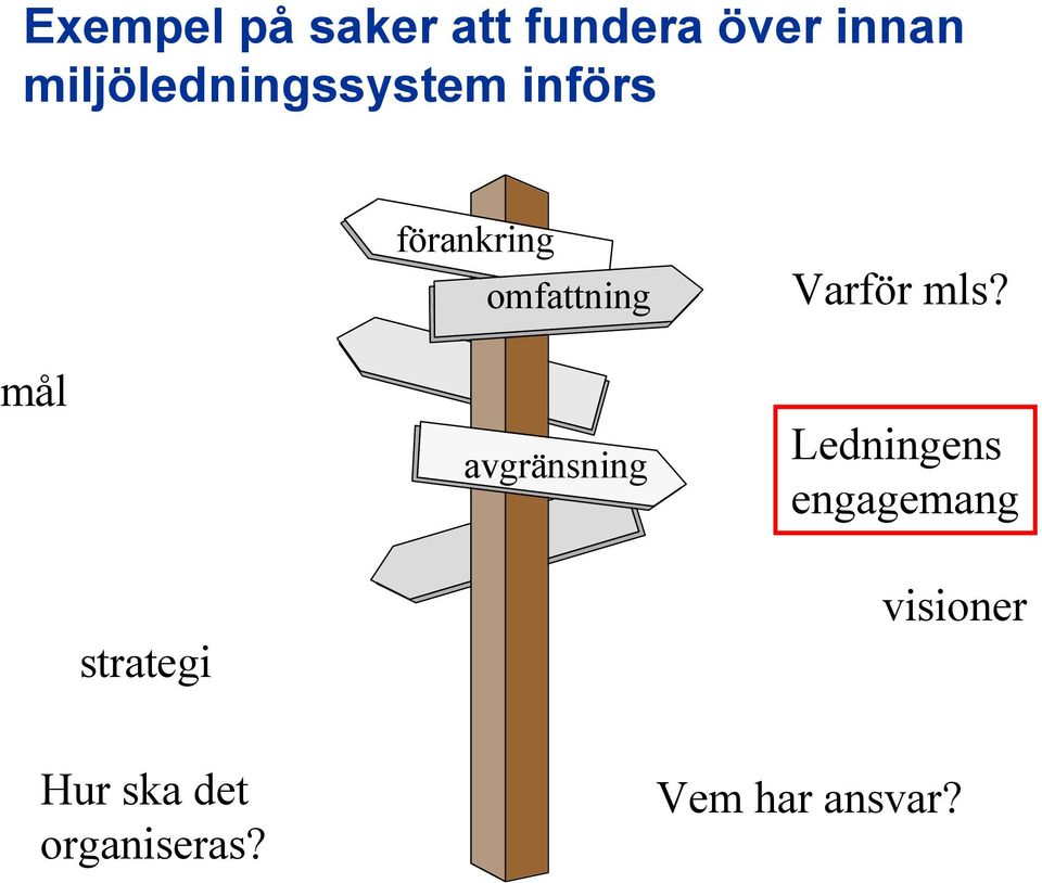 omfattning avgränsning Varför mls?