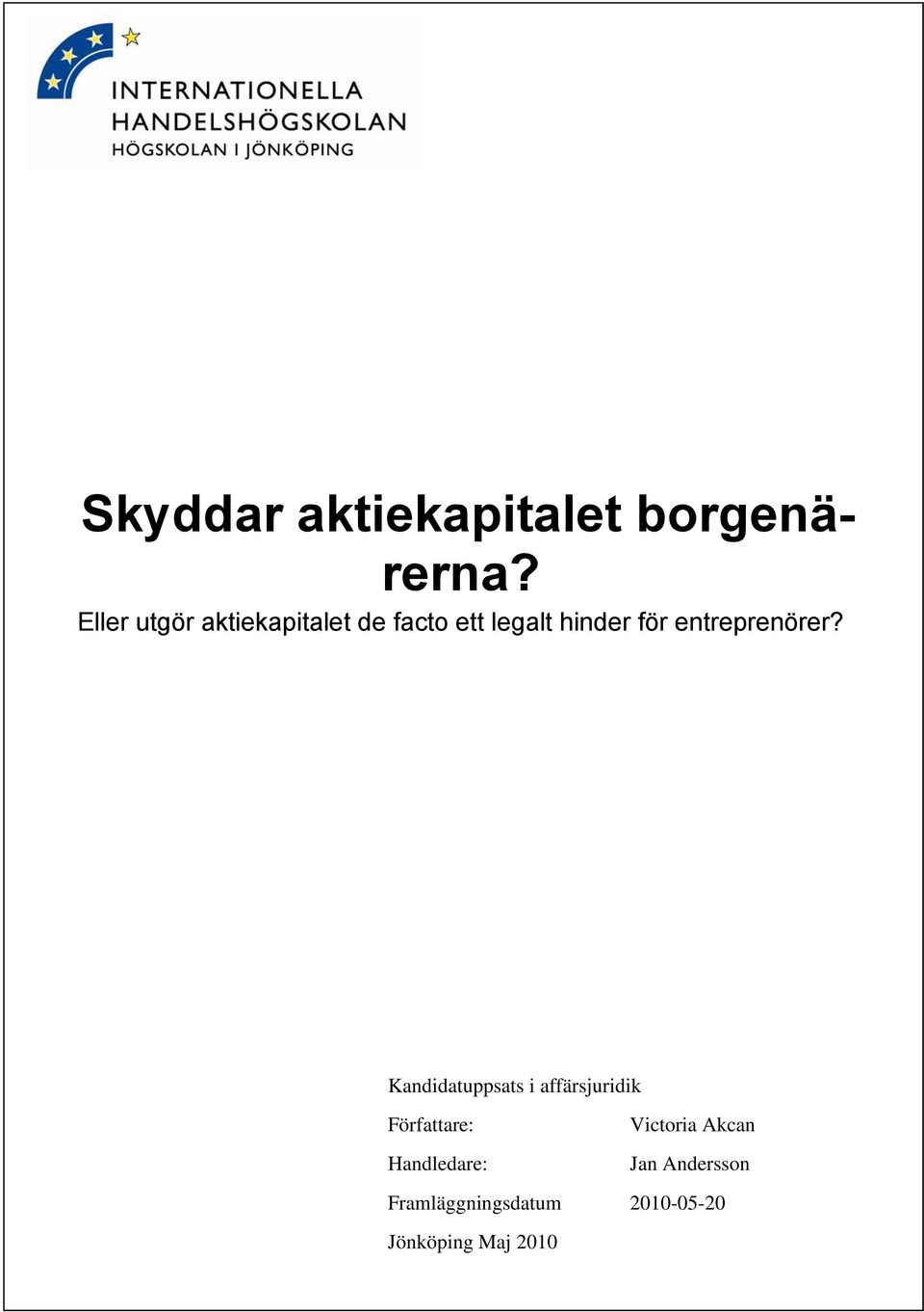 entreprenörer?
