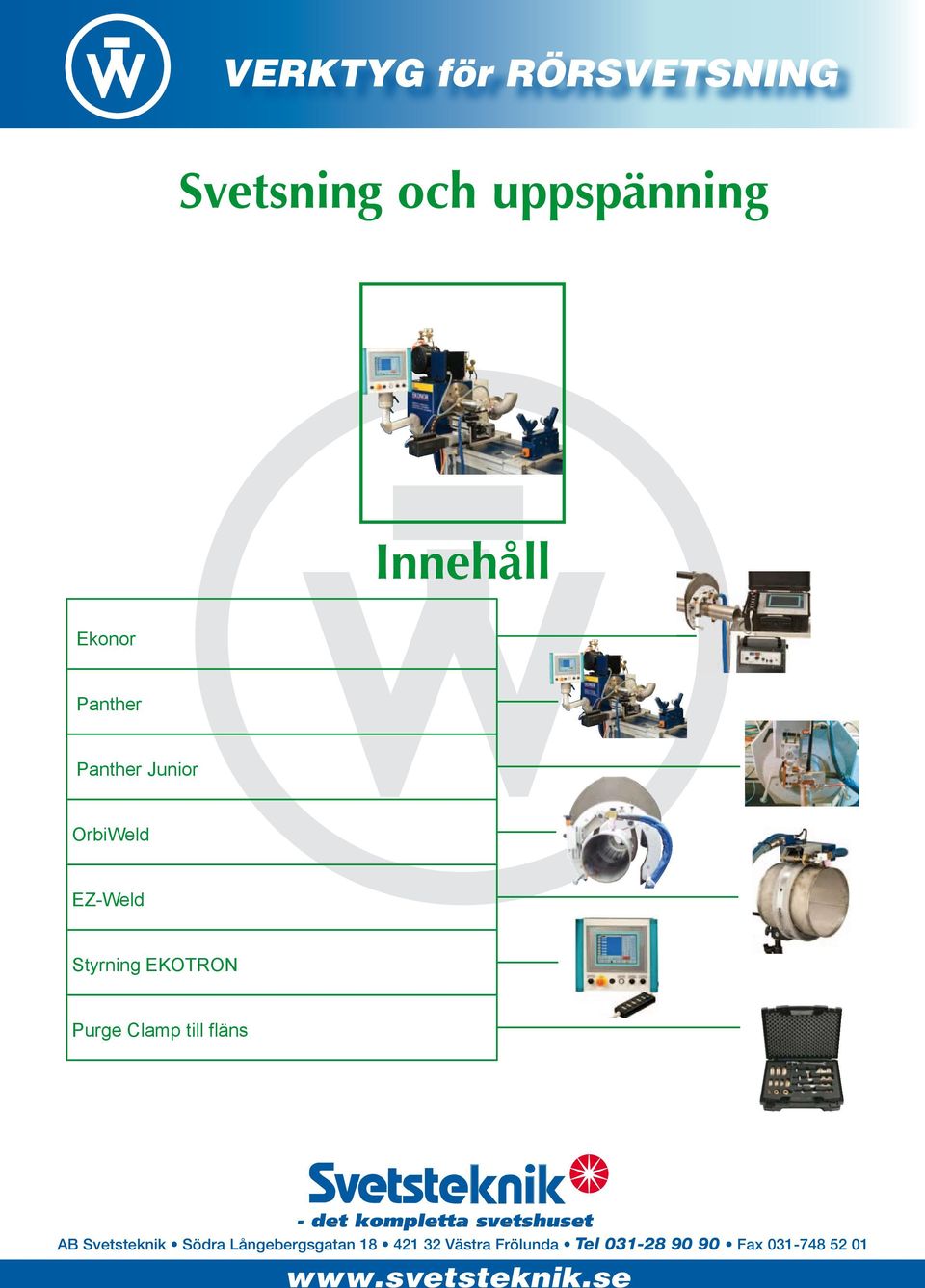 fläns ELD-TECH ApS AB Svetsteknik Södra Hjortevænget