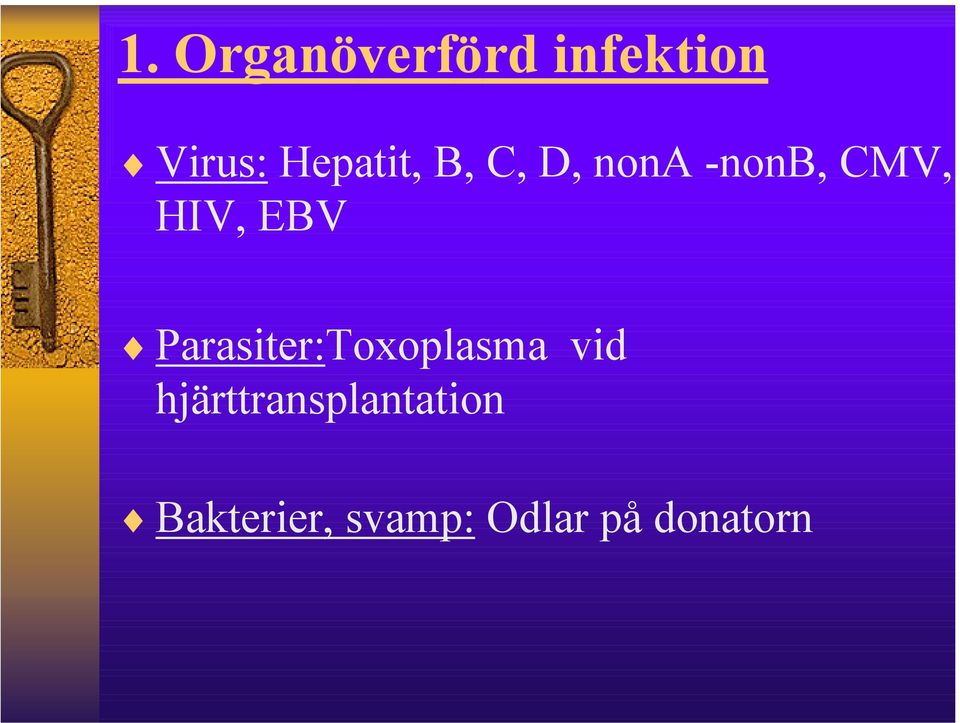 EBV Parasiter:Toxoplasma vid