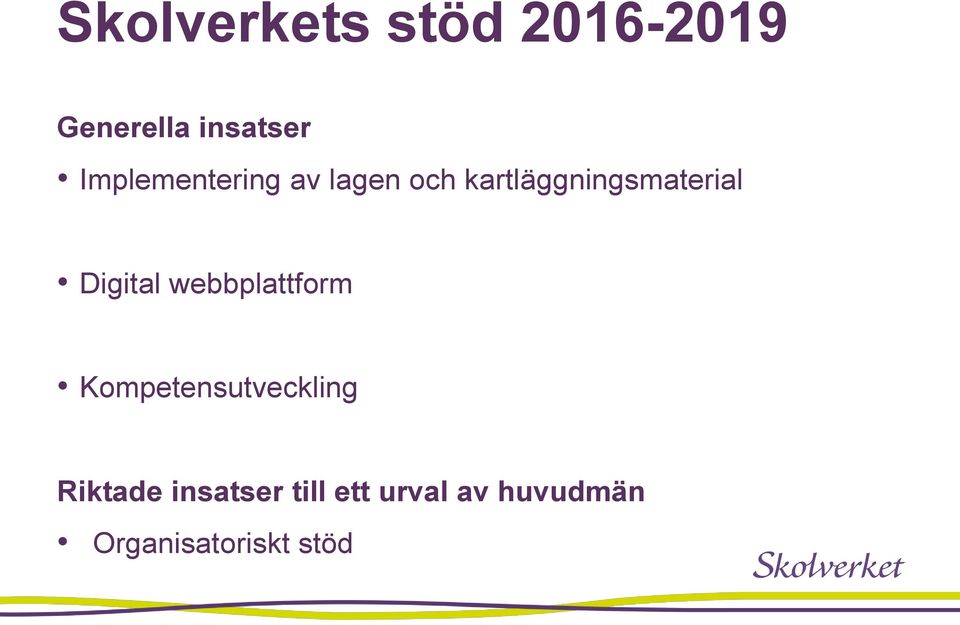 Digital webbplattform Kompetensutveckling Riktade