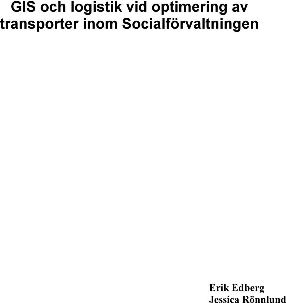 transporter inom