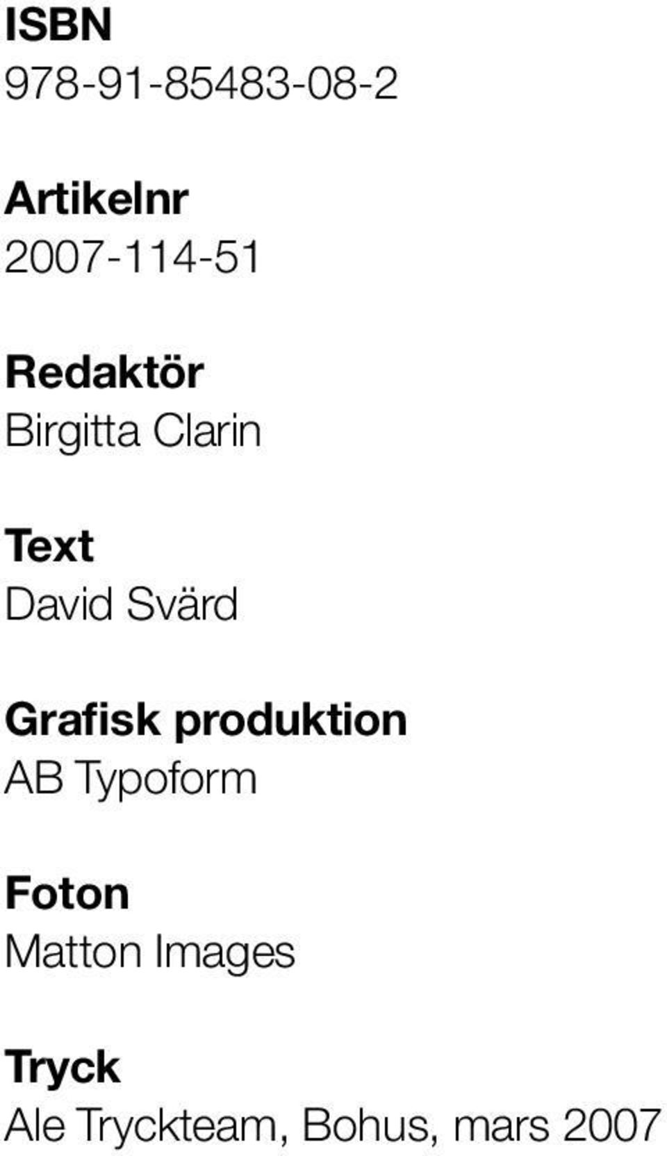 David Svärd Grafisk produktion AB Typoform