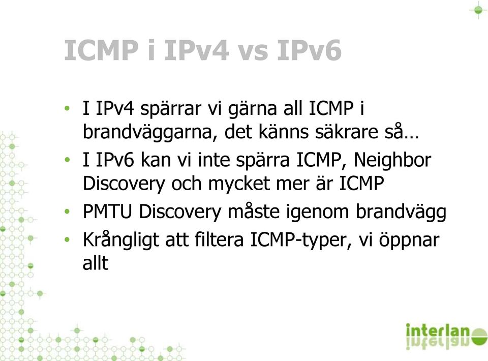 ICMP, Neighbor Discovery och mycket mer är ICMP PMTU Discovery