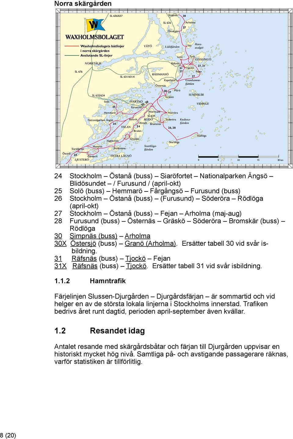 RÅDMANSÖ Lidöfjärden Räfsnäs 31 27 Kapellskär Östernäs 28 Marö 27 Gräskö Norröra Söderöra 26, 28 Svartlöga Lidö Idö 27, 31 Tjockö Fejan 27 Svartlögafjärden Kudoxafjärden Granhamnsfjärden Havssvalget