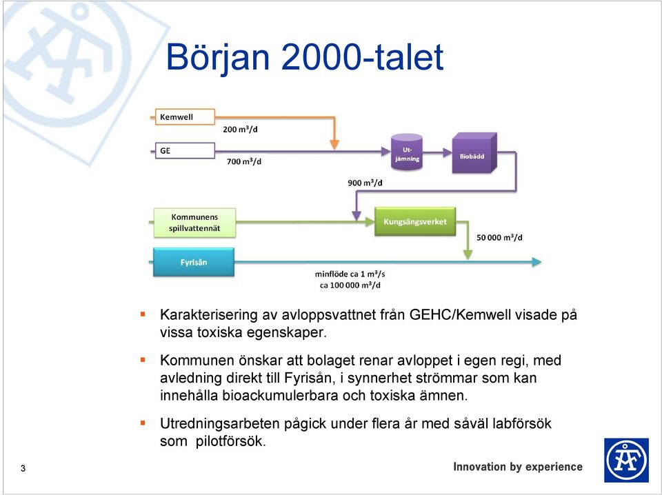 Kommunen önskar att bolaget renar avloppet i egen regi, med avledning direkt till