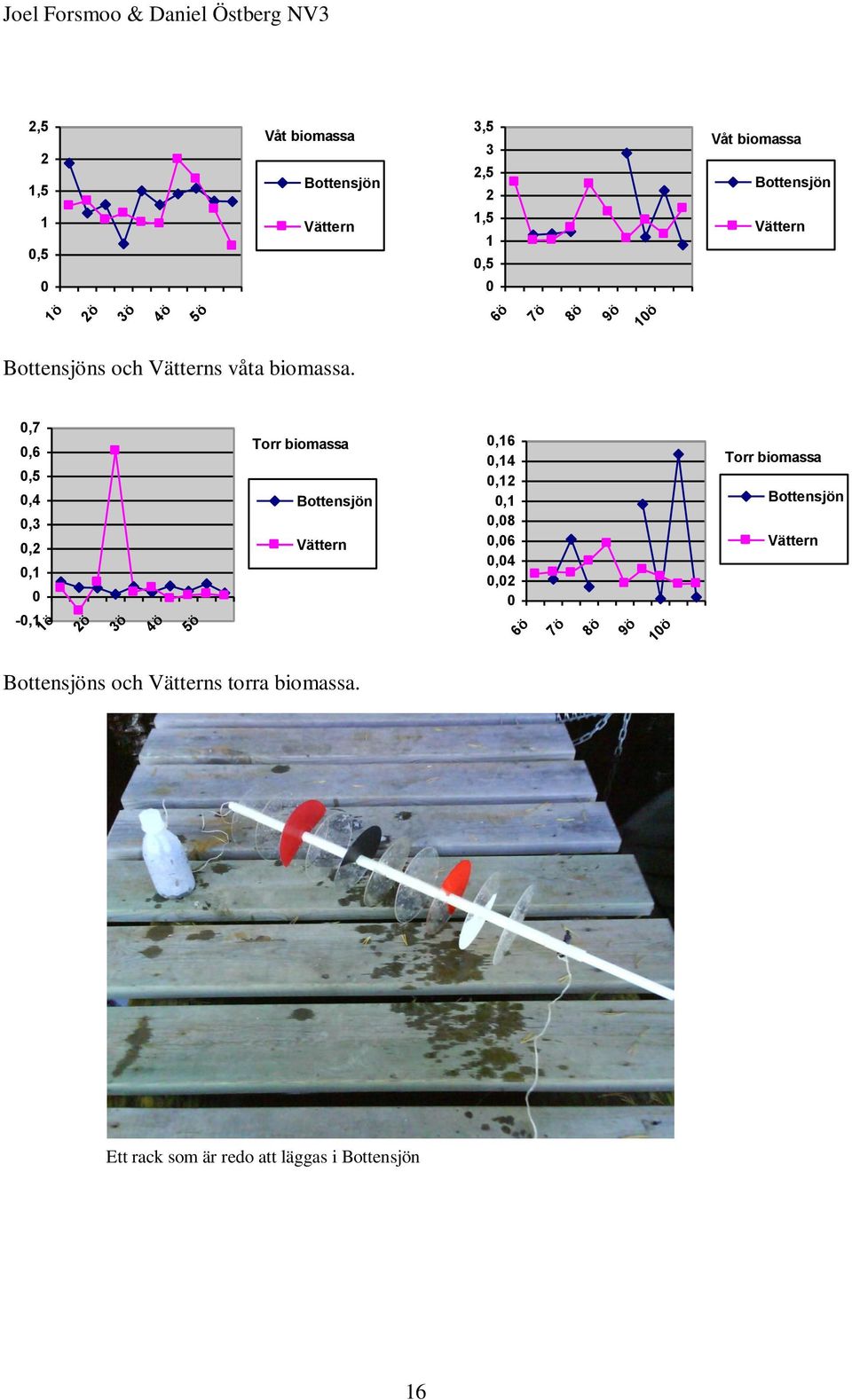 0,7 0,6 0,5 0,4 0,3 0,2 0,1 0-0,1 1ö 2ö 3ö 4ö 5ö Torr biomassa Bottensjön ättern 0,16 0,14 0,12 0,1 0,08 0,06 0,04