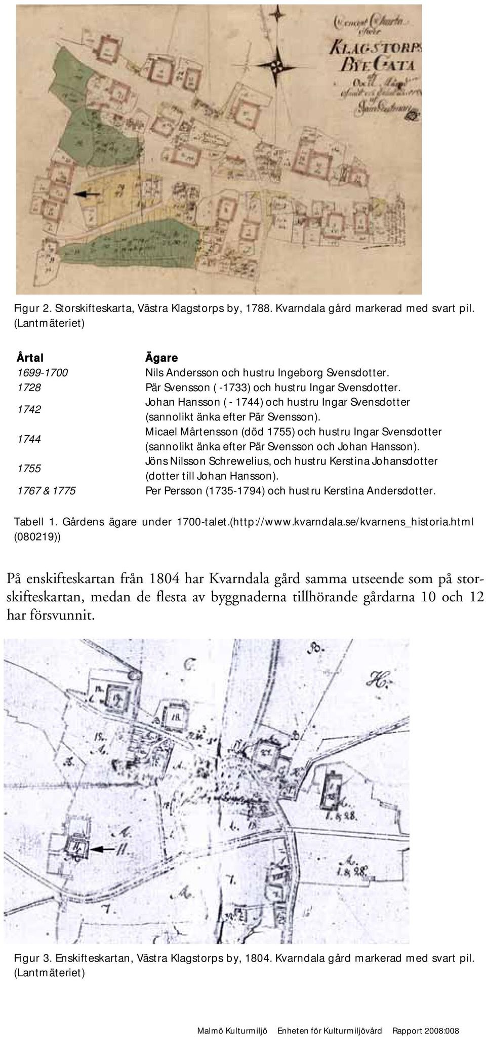 1744 Micael Mårtensson (död 1755) och hustru Ingar Svensdotter (sannolikt änka efter Pär Svensson och Johan Hansson).