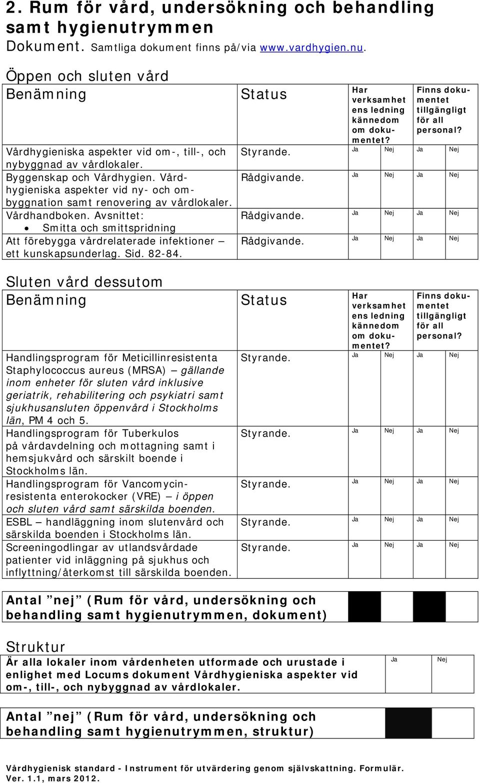 Avsnittet: Smitta och smittspridning Att förebygga vårdrelaterade infektioner ett kunskapsunderlag. Sid. 82-84.