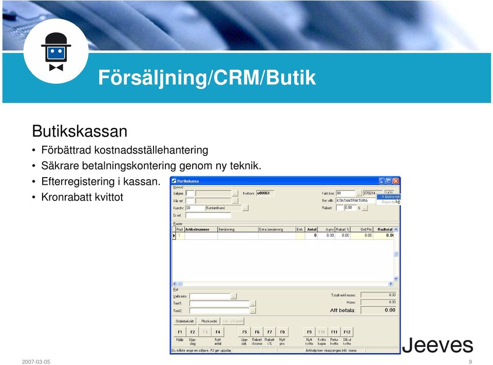 betalningskontering genom ny teknik.