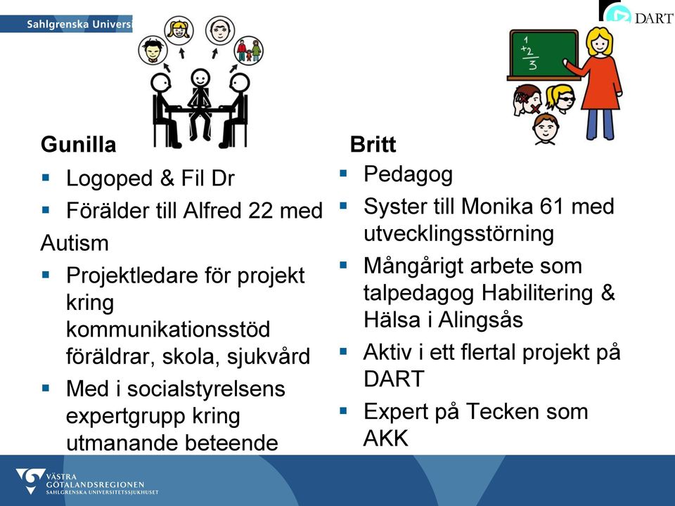 utmanande beteende Britt Pedagog Syster till Monika 61 med utvecklingsstörning Mångårigt arbete