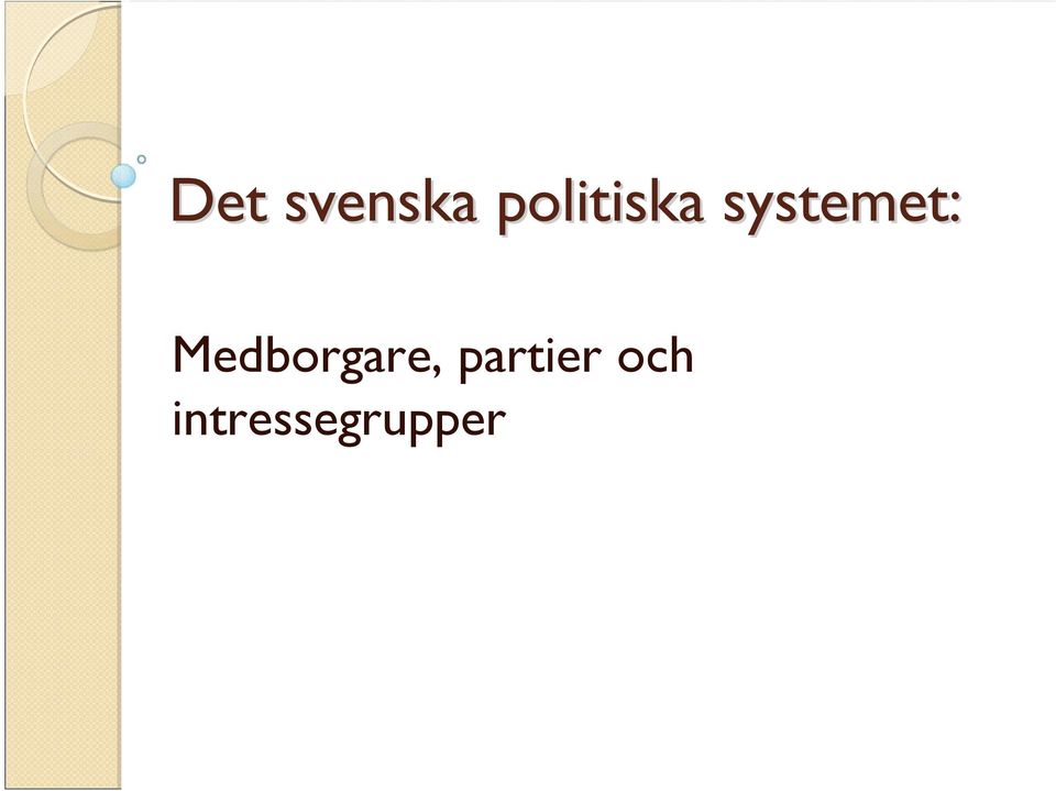 systemet: