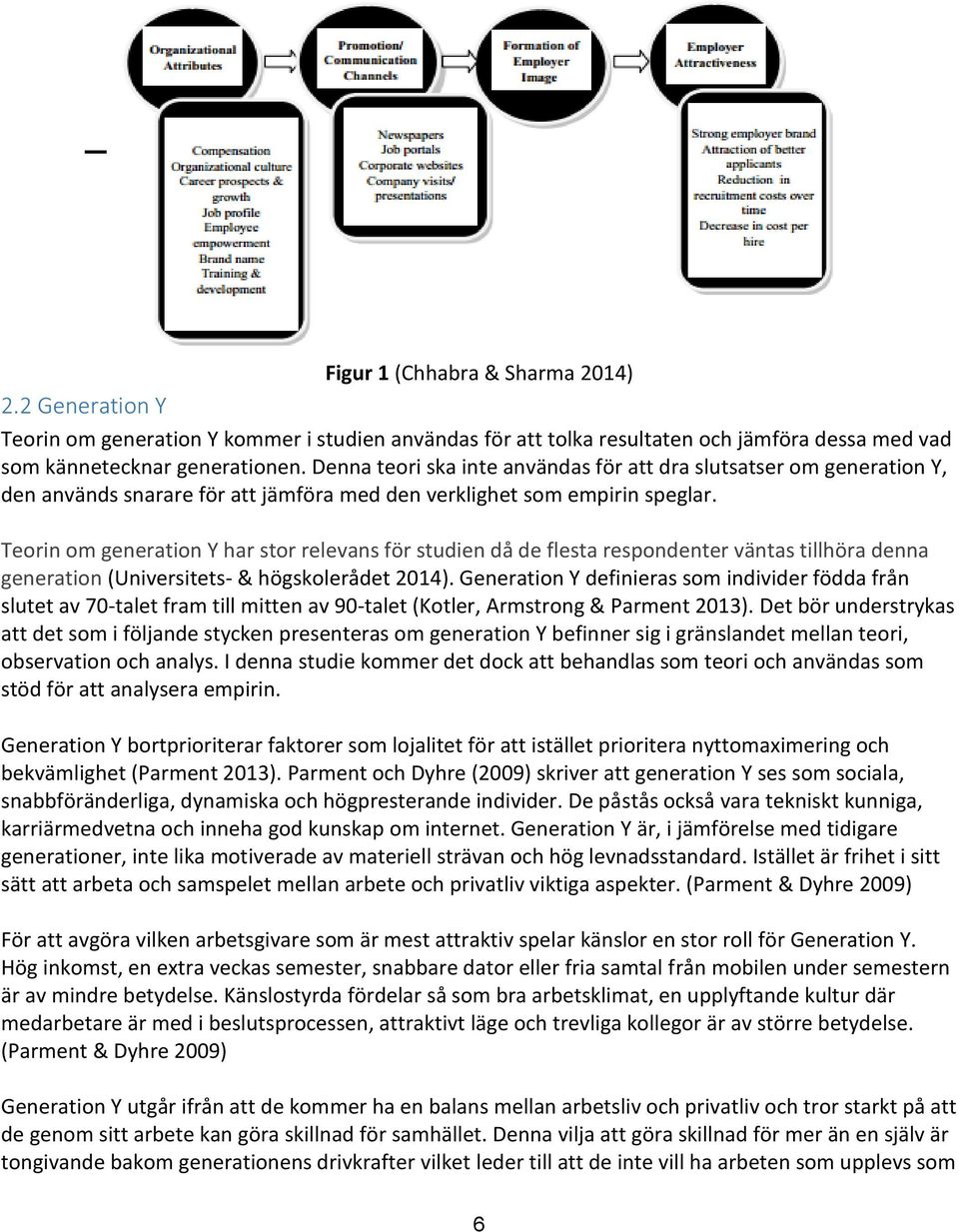 Teorin om generation Y har stor relevans för studien då de flesta respondenter väntas tillhöra denna generation (Universitets- & högskolerådet 2014).